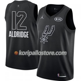 San Antonio Spurs LaMarcus Aldridge 12 2018 All Star Jordan Brand Musta Miesten Pelipaidat Swingman 